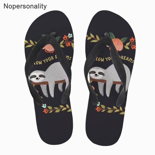nopersonality cute sloth printed flip flops women flats beach slippers summer flipflops for ladies girls, Black
nopersonality cute sloth printed flip flops women flats beach slippers summer flipflops for ladies girls, Black