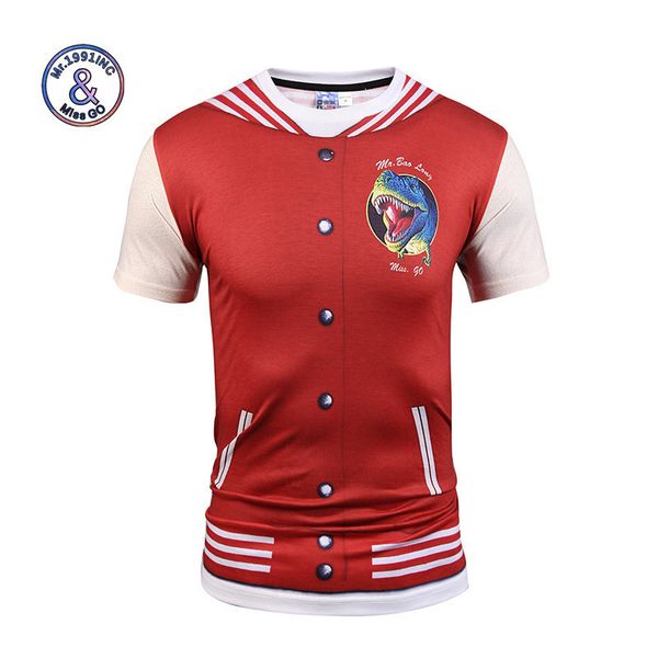 mens designer 3d tyrannosaurus rex fake two short t baseball uniform digital printing creative short sleeve couple t-shirt, White;black
mens designer 3d tyrannosaurus rex fake two short t baseball uniform digital printing creative short sleeve couple t-shirt, White;black