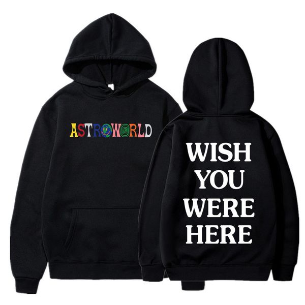 2020 mens designer hoodies astroworld hoodie letter wish you were here print fashion male hooded sweatshirts, Black
2020 mens designer hoodies astroworld hoodie letter wish you were here print fashion male hooded sweatshirts, Black