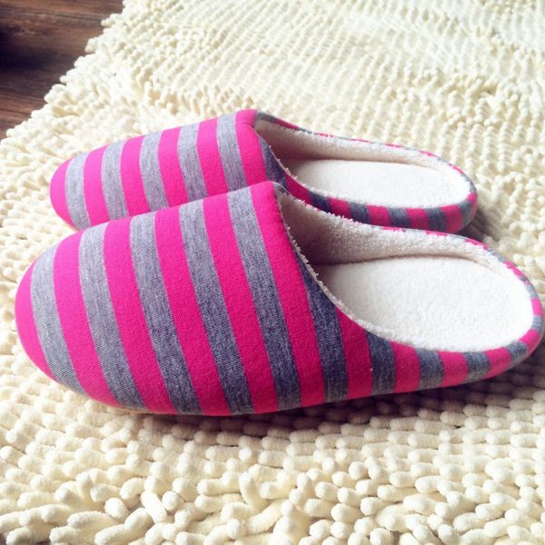 outad 4 color slippers winter women men shoes warm soft indoor floor striped cloth bottom universal couple lovers plush home, Black
outad 4 color slippers winter women men shoes warm soft indoor floor striped cloth bottom universal couple lovers plush home, Black