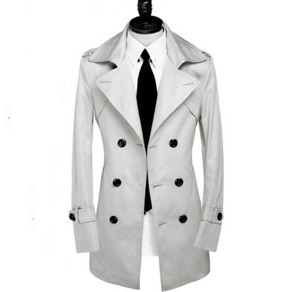 grey medium-long slim trench coat men double breasted overcoat long sleeve mens clothing fashion spring autumn plus size s - 9xl, Tan;black
grey medium-long slim trench coat men double breasted overcoat long sleeve mens clothing fashion spring autumn plus size s - 9xl, Tan;black