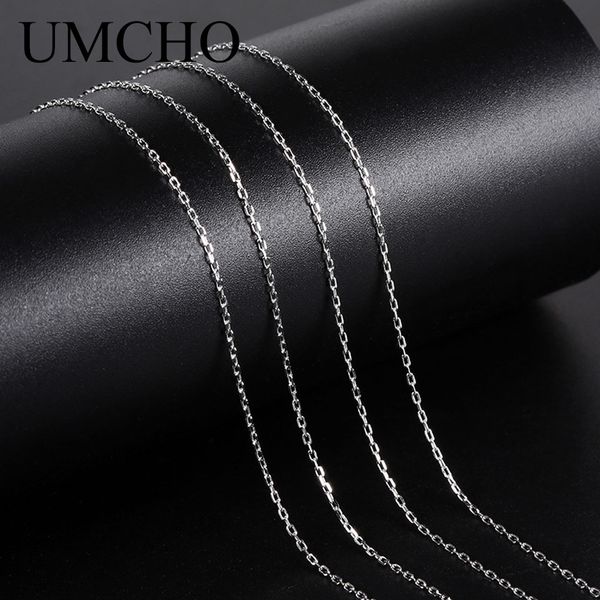 umcho real 925 sterling silver necklaces italy cable chain 18 inch/ 45 cm party charm for women engagement gifts fine jewelry
umcho real 925 sterling silver necklaces italy cable chain 18 inch/ 45 cm party charm for women engagement gifts fine jewelry