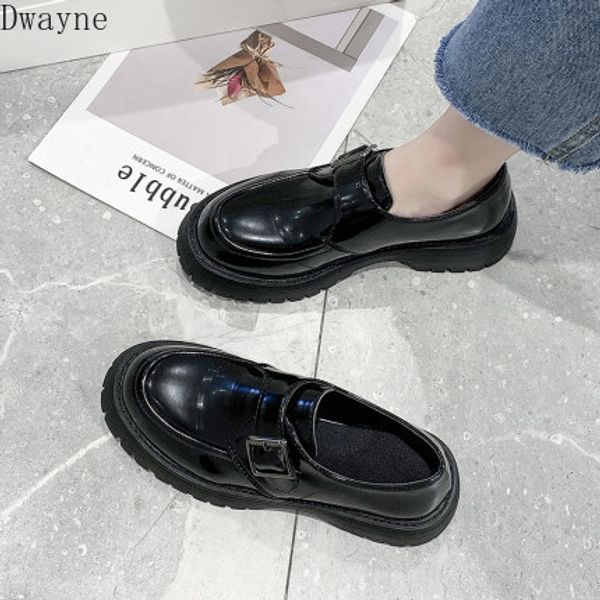 small leather shoes women's british 2020 new spring single shoes student fashion, Black
small leather shoes women's british 2020 new spring single shoes student fashion, Black