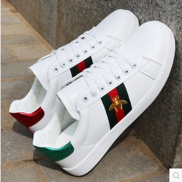 Hot Sale Men Women Sneakers Loafers Fashion Embroidery Cat Low Cut White Casual Flat Shoes Unisex Zapatillas Trainers 36-45