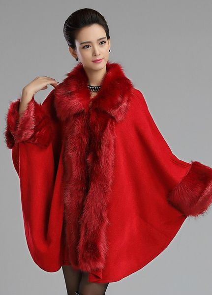 женская cape новой женщина зимняя куртка мех накидка вязаные кардиганы capeponcho фуфайка женщины одежда балахон траншея пальто женщины, Black
женская cape новой женщина зимняя куртка мех накидка вязаные кардиганы capeponcho фуфайка женщины одежда балахон траншея пальто женщины, Black