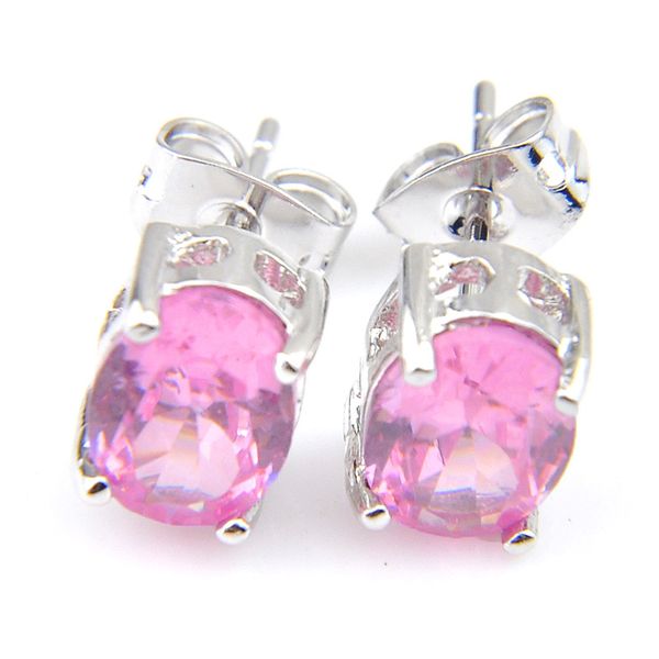 luckyshine for women fashion jewelry pink kunzite stud earrings 925 sterling silver plated birthstone cz zircon stud earrings oval 8x6 mm, Golden;silver
luckyshine for women fashion jewelry pink kunzite stud earrings 925 sterling silver plated birthstone cz zircon stud earrings oval 8x6 mm, Golden;silver