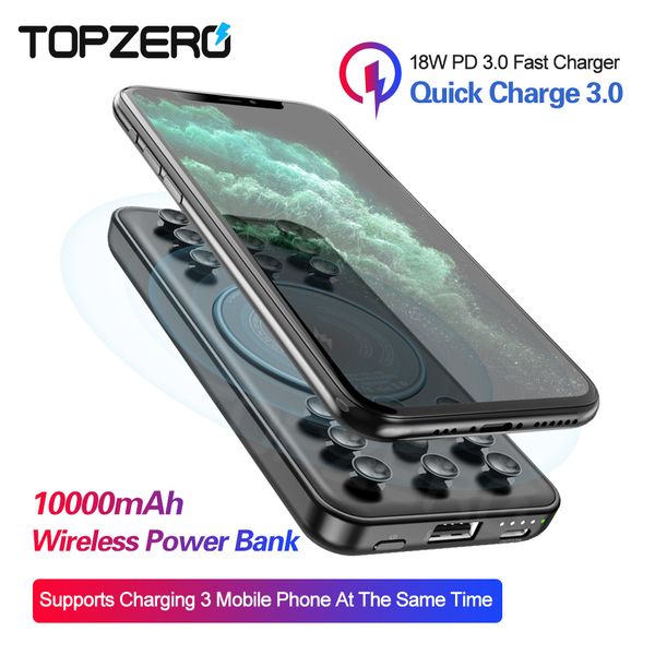 10000mah quick charge power bank qc 3.0 pd 3.0 fast charger suction cup wireless charging powerbank usb type c external battery
10000mah quick charge power bank qc 3.0 pd 3.0 fast charger suction cup wireless charging powerbank usb type c external battery
