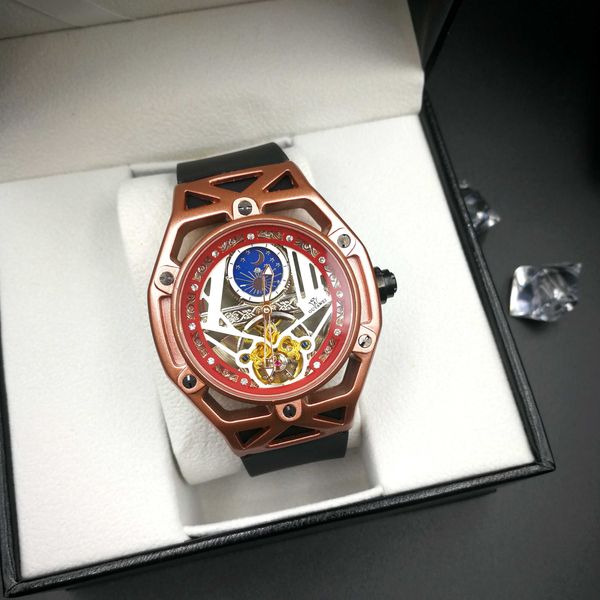 luxury gold self wind mechanical men wristwatch fashion waterproof skeleton automatic man watch relogio masculino, Slivery;brown
luxury gold self wind mechanical men wristwatch fashion waterproof skeleton automatic man watch relogio masculino, Slivery;brown