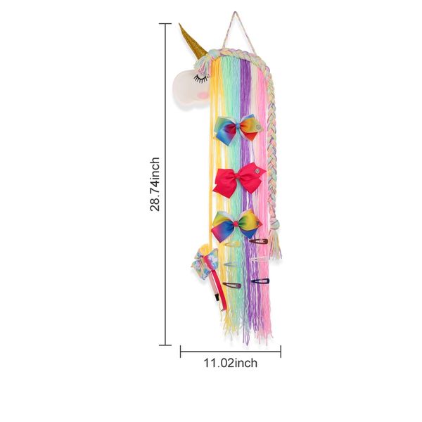 hair accessories unicorn hair bows storage belt for girls hair clips barrette hairband hanging organizer strip holder for accessories gift, Slivery;white
hair accessories unicorn hair bows storage belt for girls hair clips barrette hairband hanging organizer strip holder for accessories gift, Slivery;white