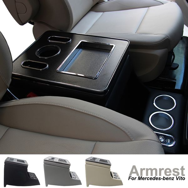 for - - vito (w447) 2014-2019 auto styling accessories car armrest box walnut central store content storage box usb
for - - vito (w447) 2014-2019 auto styling accessories car armrest box walnut central store content storage box usb