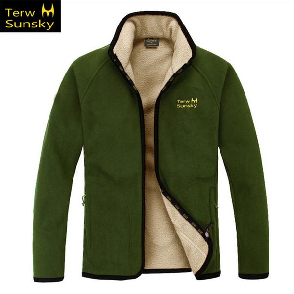 outdoor autumn winter men coat warm fleece clothing fleece liner windproof thickness jacket sports male coat, Blue;black
outdoor autumn winter men coat warm fleece clothing fleece liner windproof thickness jacket sports male coat, Blue;black