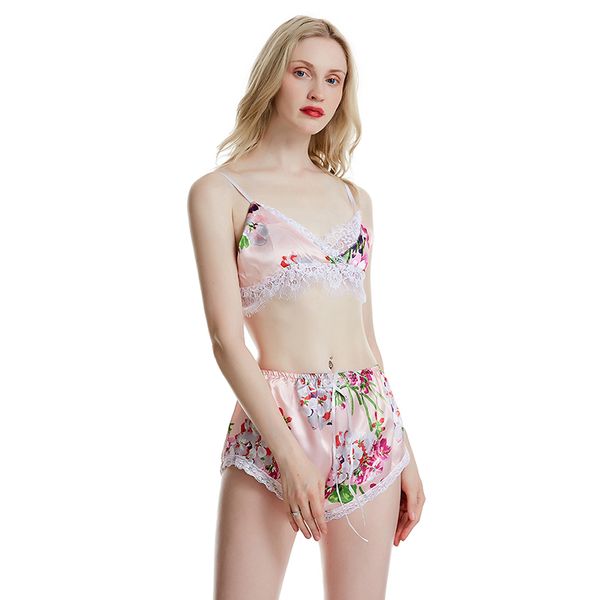 gaoke women's sleepwear spandex pajama set white lace v-neck pyjamas sleeveless cute cami and shorts, Black;red
gaoke women's sleepwear spandex pajama set white lace v-neck pyjamas sleeveless cute cami and shorts, Black;red