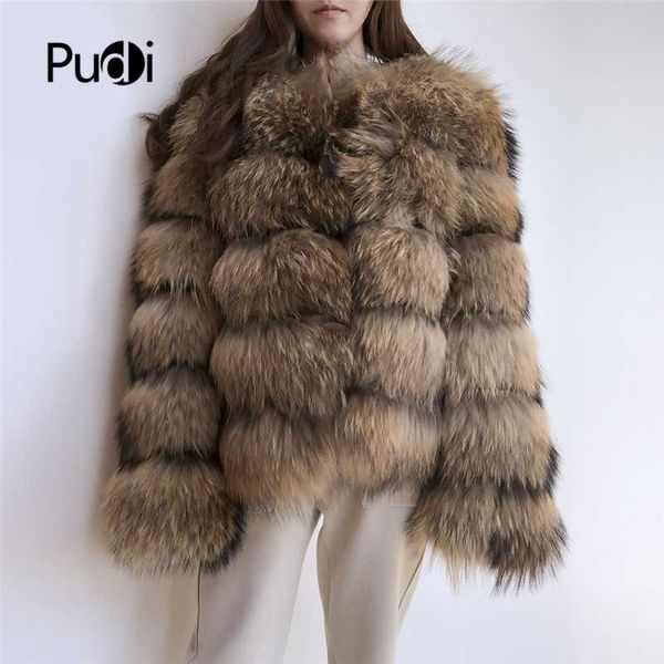 pudi ct909 women new fashion real raccoon fur coat jacket o neck lady dog fur natural coats jackets, Black
pudi ct909 women new fashion real raccoon fur coat jacket o neck lady dog fur natural coats jackets, Black