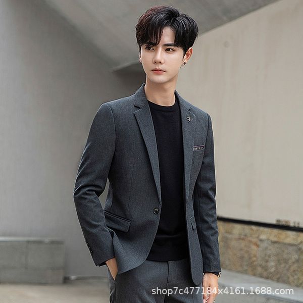 men's suits & blazers casual suit coat korean slim young handsome trend 2021 autumn bb50xz, White;black
men's suits & blazers casual suit coat korean slim young handsome trend 2021 autumn bb50xz, White;black