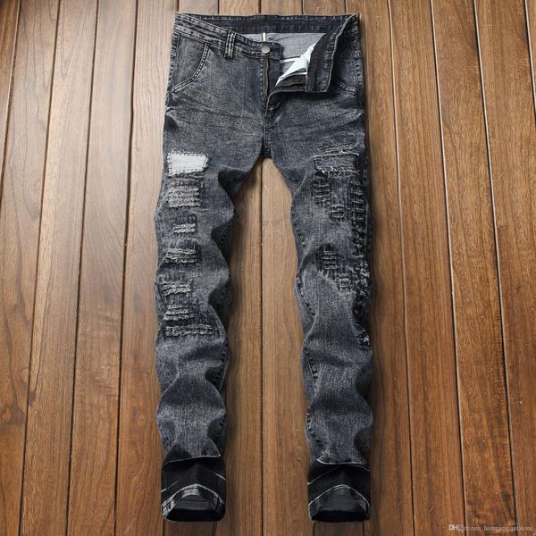 autumn pure color man jeans fashion designer panelled pants with zipper casual male mid waist pencil pants, Blue
autumn pure color man jeans fashion designer panelled pants with zipper casual male mid waist pencil pants, Blue