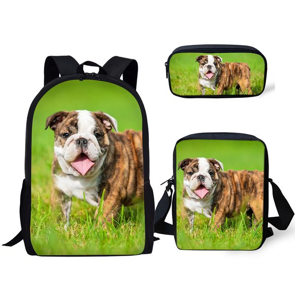 haoyun fashion primary backpack funny bulldogs pattern school bags cute animal design 3pc/set students back to school bags
haoyun fashion primary backpack funny bulldogs pattern school bags cute animal design 3pc/set students back to school bags