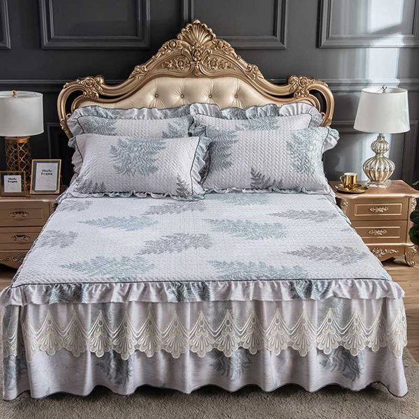 3pcs bed skirt quilted bamboo cotton bed skirt 1.8 three-piece thickened simple cover simmons cover non-slip bedding
3pcs bed skirt quilted bamboo cotton bed skirt 1.8 three-piece thickened simple cover simmons cover non-slip bedding