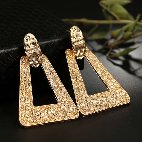 new exaggerate geometric hollow out gold color big metal drop earrings for women wedding dangle statement jewelry charm brincos, Silver
new exaggerate geometric hollow out gold color big metal drop earrings for women wedding dangle statement jewelry charm brincos, Silver