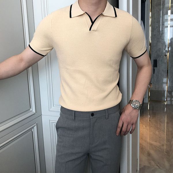 2020 летние мужские дизайнер tshirt british ice silk рубашки поло корейский стиль моды men s slim-fit с короткими рукавами трикотажные tshir, White;black
2020 летние мужские дизайнер tshirt british ice silk рубашки поло корейский стиль моды men s slim-fit с короткими рукавами трикотажные tshir, White;black