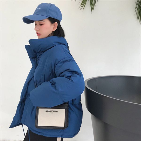 solid pocket 2019 new cotton loose warm long parka jacket winter padded coat women overcoat korea female soft feminino, Black
solid pocket 2019 new cotton loose warm long parka jacket winter padded coat women overcoat korea female soft feminino, Black