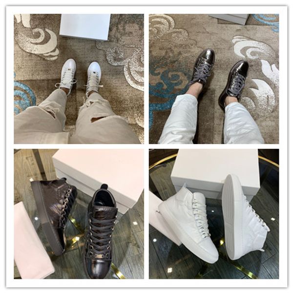 men classic genuine leather women arena brand flats sneakers male high shoes men fashion casual lace up shoes big size 36-47, Black
men classic genuine leather women arena brand flats sneakers male high shoes men fashion casual lace up shoes big size 36-47, Black