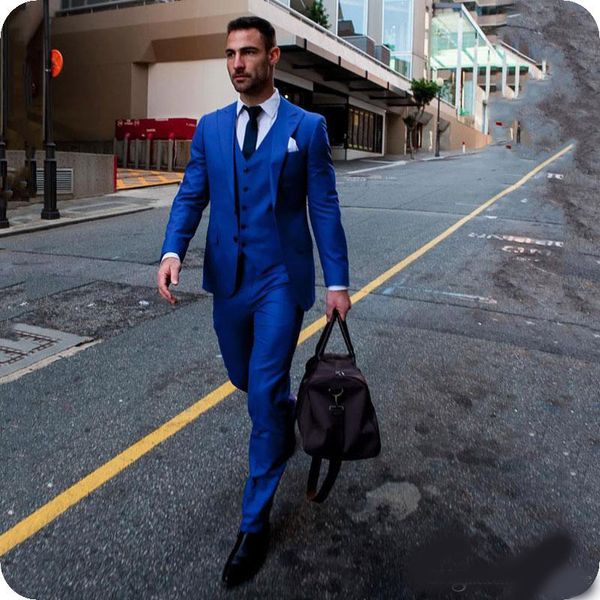 royal blue suits for wedding groom wear business man outfit bridegroom wear business attire man blazer terno masculino three pieces, Black;gray
royal blue suits for wedding groom wear business man outfit bridegroom wear business attire man blazer terno masculino three pieces, Black;gray
