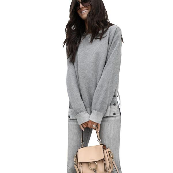 blouse casual ladies round neck autumn winter warm tunics women sweatshirt hoodie elegant long sleeve pullover side slit solid, Black
blouse casual ladies round neck autumn winter warm tunics women sweatshirt hoodie elegant long sleeve pullover side slit solid, Black