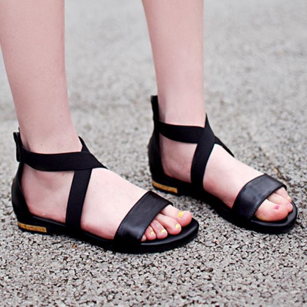 sandals 2021 genuine leather women fashion summer sweet flats heel ladies shoes black
sandals 2021 genuine leather women fashion summer sweet flats heel ladies shoes black
