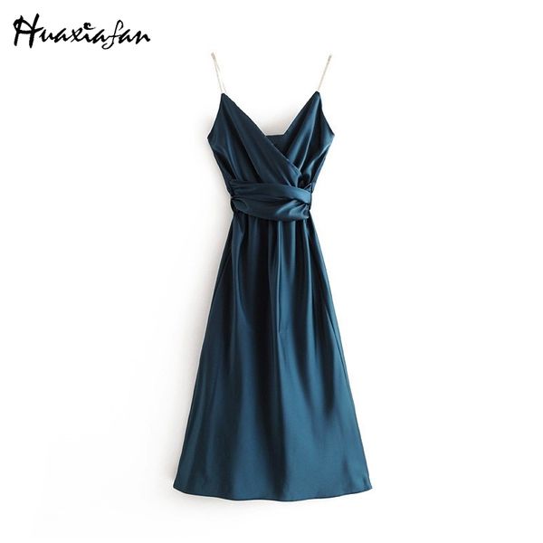 huaxiafan women dress sleeveless solid color backless vestidos straped v neck party dress tunic moda de mujer long dresses, Black;gray
huaxiafan women dress sleeveless solid color backless vestidos straped v neck party dress tunic moda de mujer long dresses, Black;gray