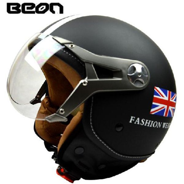 beon retro motorbike helmet professiona scooter bike jet style helmet 
beon retro motorbike helmet professiona scooter bike jet style helmet