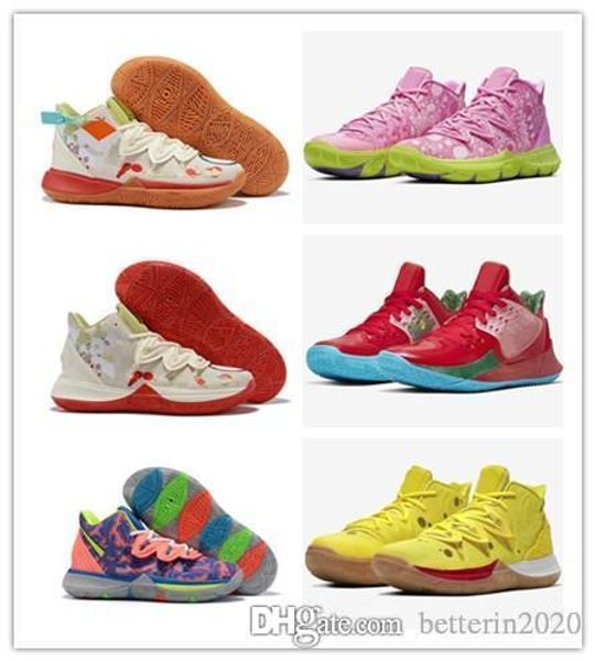 2020 kyrie5 5ss squidward sponge bobs pink patrick black gold mens basketball shoes irving 5 sports sale sneakers size 40-46
2020 kyrie5 5ss squidward sponge bobs pink patrick black gold mens basketball shoes irving 5 sports sale sneakers size 40-46