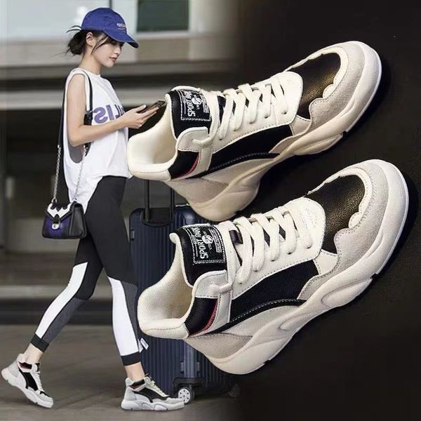 genuine leather leisure time women's shoes 2019 high help dad all-match shoes sneakers flat bottom student zapatos de mujer
genuine leather leisure time women's shoes 2019 high help dad all-match shoes sneakers flat bottom student zapatos de mujer