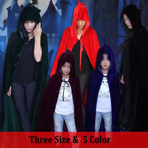 5 color halloween cosplay costumes child witch cloak black grim reaper robe masquerade vampire cosplay clothing, Black;red
5 color halloween cosplay costumes child witch cloak black grim reaper robe masquerade vampire cosplay clothing, Black;red
