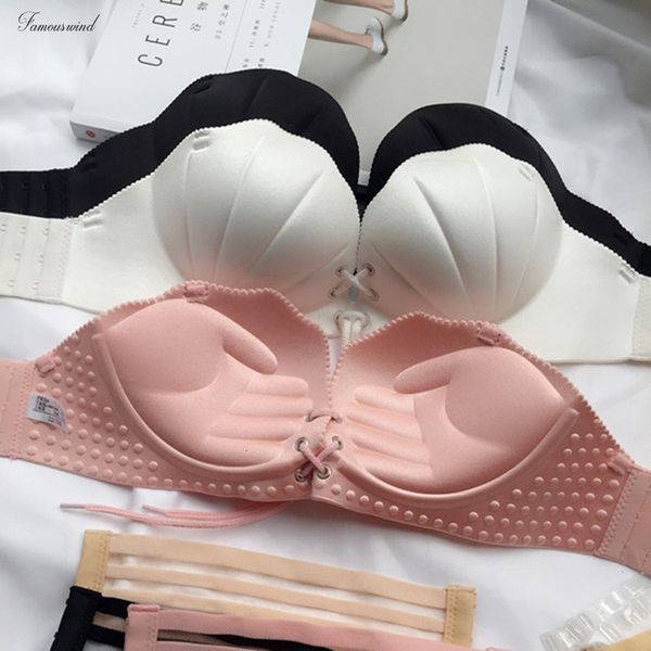 white bra black color shell cup finger shape push up one piece gather seamless breast brassiere 32 38 massage bra, Red;black
white bra black color shell cup finger shape push up one piece gather seamless breast brassiere 32 38 massage bra, Red;black