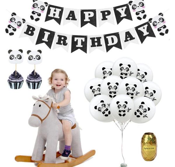 happy birthday balloon set panda theme party decoration set with banner cake ers panda printed balloon
happy birthday balloon set panda theme party decoration set with banner cake ers panda printed balloon