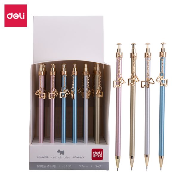 deli 24pcs kawaii mechanical pencils 0.5mm dog pendant metal pencils for school office supplies kids prize stationery, Blue;orange
deli 24pcs kawaii mechanical pencils 0.5mm dog pendant metal pencils for school office supplies kids prize stationery, Blue;orange