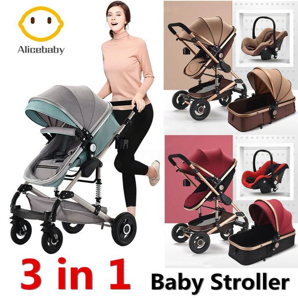 safety baby stroller with car seat 3 in 1 high landscape stroller newborn folding carriage lying and sleep pushchair
safety baby stroller with car seat 3 in 1 high landscape stroller newborn folding carriage lying and sleep pushchair