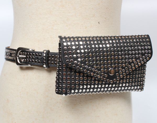rivets waist pack fanny pack chest bag small women waist bag phone pouch punk belt purse
rivets waist pack fanny pack chest bag small women waist bag phone pouch punk belt purse