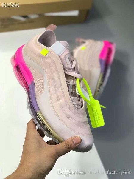 

2019 off 97 men women running shoes williams rainbow og female designer sports shoes 97s white light gray wolf menta fashion sport shoes