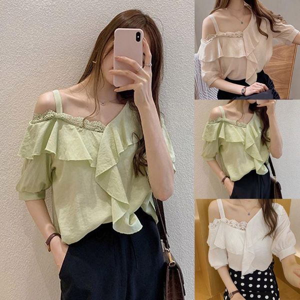 women's blouses & shirts the only product in entire network fashion women v-neck camis solid short sleeve cold shoulder floral ruffles, White
women's blouses & shirts the only product in entire network fashion women v-neck camis solid short sleeve cold shoulder floral ruffles, White