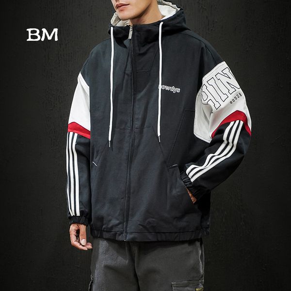 sport clothing hooded jacket men japanese streetwear splicing contrast fashons coat 2019 hip hop hoodies 5xl, Black;brown
sport clothing hooded jacket men japanese streetwear splicing contrast fashons coat 2019 hip hop hoodies 5xl, Black;brown