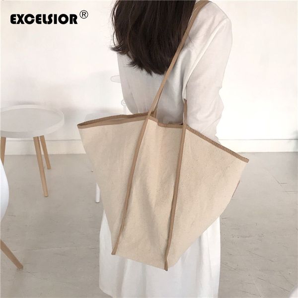 excelsior korean version women's shoulder bag large capacity handbag for women 2020 new patchwork female canvas bag sac a main
excelsior korean version women's shoulder bag large capacity handbag for women 2020 new patchwork female canvas bag sac a main
