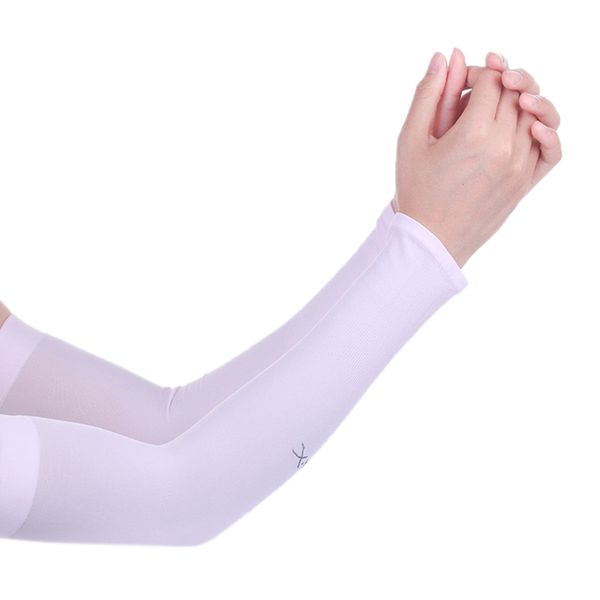 cooling athletic sport skins arm sleeves gloves sun protection uv cover cycling lx9e, Silver 
cooling athletic sport skins arm sleeves gloves sun protection uv cover cycling lx9e, Silver