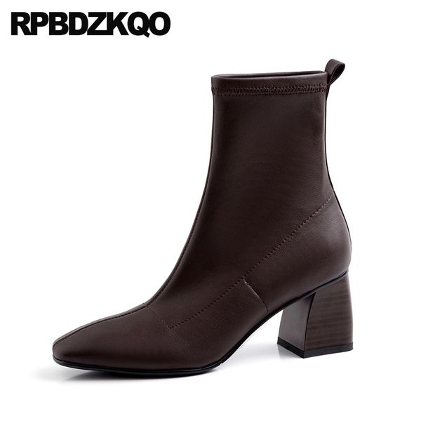 winter japanese high heel ankle black new fur square toe shoes women waterproof slip on boots brown chunky block
winter japanese high heel ankle black new fur square toe shoes women waterproof slip on boots brown chunky block