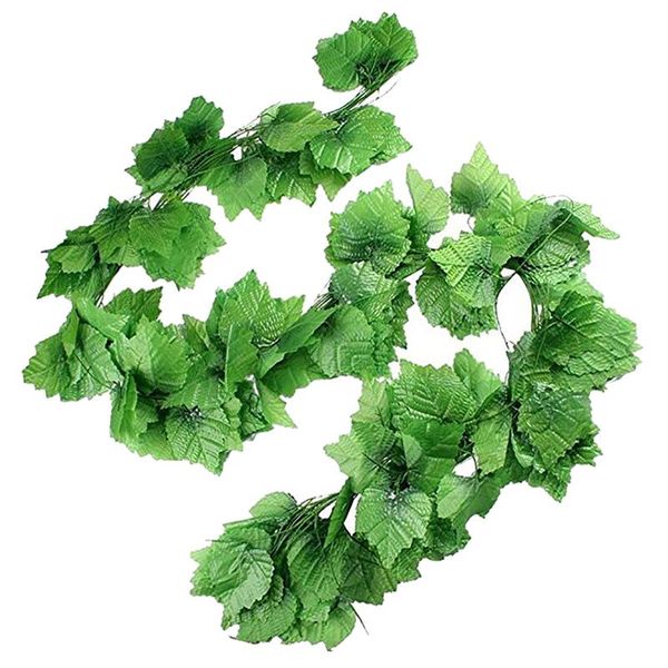 6pcs artificial vine decorative hanging grape leaves for garden yard decor fake greenery vine artificial plant
6pcs artificial vine decorative hanging grape leaves for garden yard decor fake greenery vine artificial plant