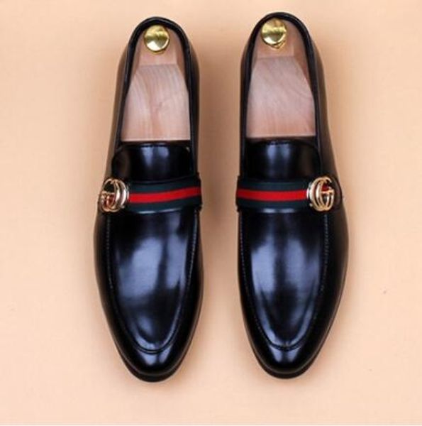 new luxury men's fashion black white casual shoes gold glitter leisure slip on rivets loafers shoes man party weeding dress shoes 38-45
new luxury men's fashion black white casual shoes gold glitter leisure slip on rivets loafers shoes man party weeding dress shoes 38-45
