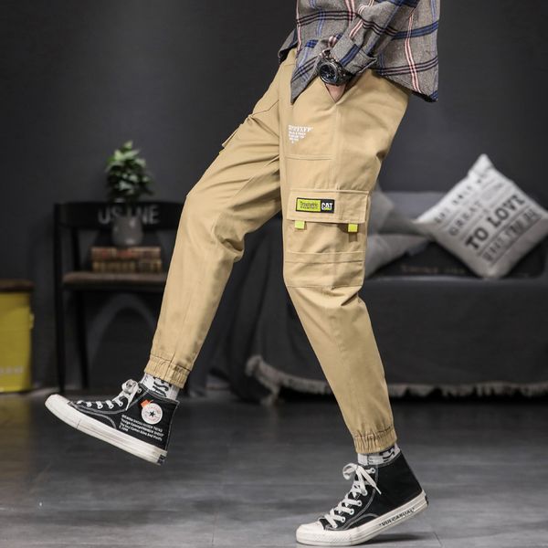 2020 men spring summer cargo pants new brand patchwork pockets casual trousers ankle length streetwear jogger trousers pants, Black
2020 men spring summer cargo pants new brand patchwork pockets casual trousers ankle length streetwear jogger trousers pants, Black