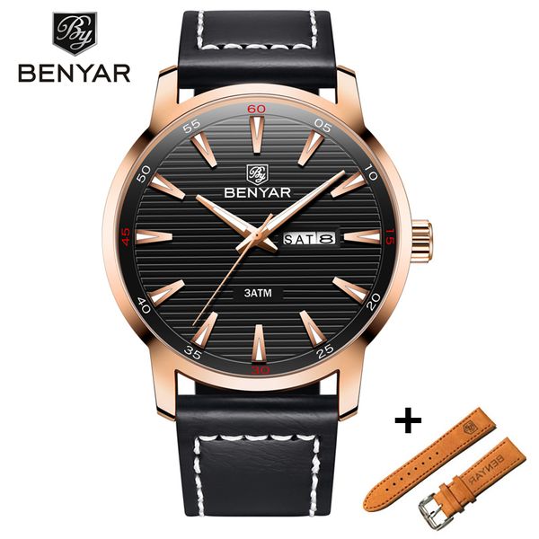 benyar fashion mens watches set luxury quartz watch men sport waterproof wristwatch mens reloj hombre leather hot, Slivery;brown
benyar fashion mens watches set luxury quartz watch men sport waterproof wristwatch mens reloj hombre leather hot, Slivery;brown