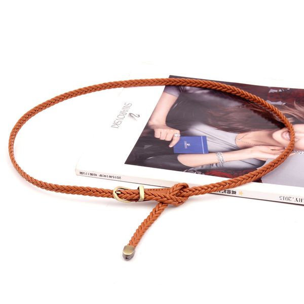 leather casual thin belt women lady fashion rope weave belt style body belt ceinture femme de marque luxe cinto feminino, Black;brown
leather casual thin belt women lady fashion rope weave belt style body belt ceinture femme de marque luxe cinto feminino, Black;brown