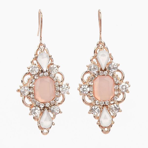 fashion rose gold zircon crystal pendent dangle earrings for women female charm drop earrings wedding jewelry gift 2019 brincos, Silver
fashion rose gold zircon crystal pendent dangle earrings for women female charm drop earrings wedding jewelry gift 2019 brincos, Silver